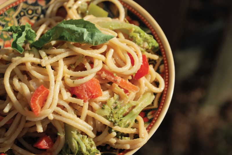 Nutty Noodles with Vegetables