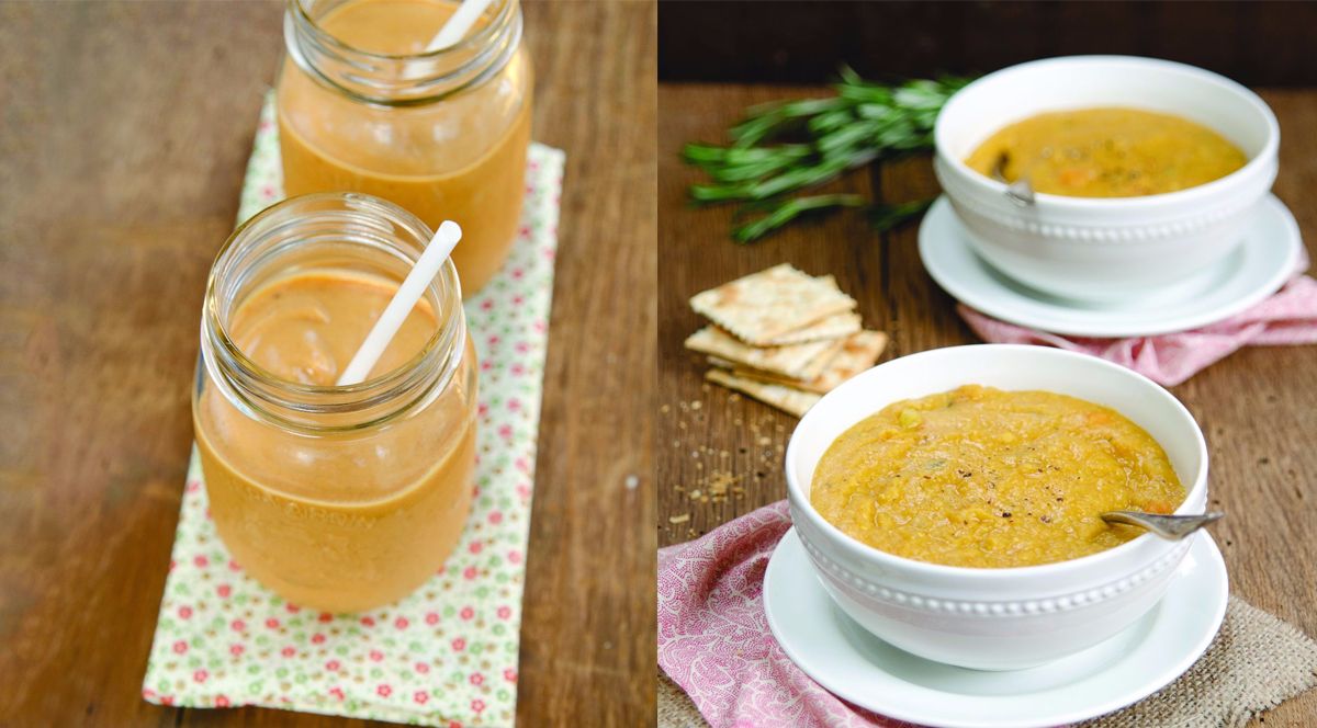 sniffle-soup-and-pumpkin-pie-smoothie