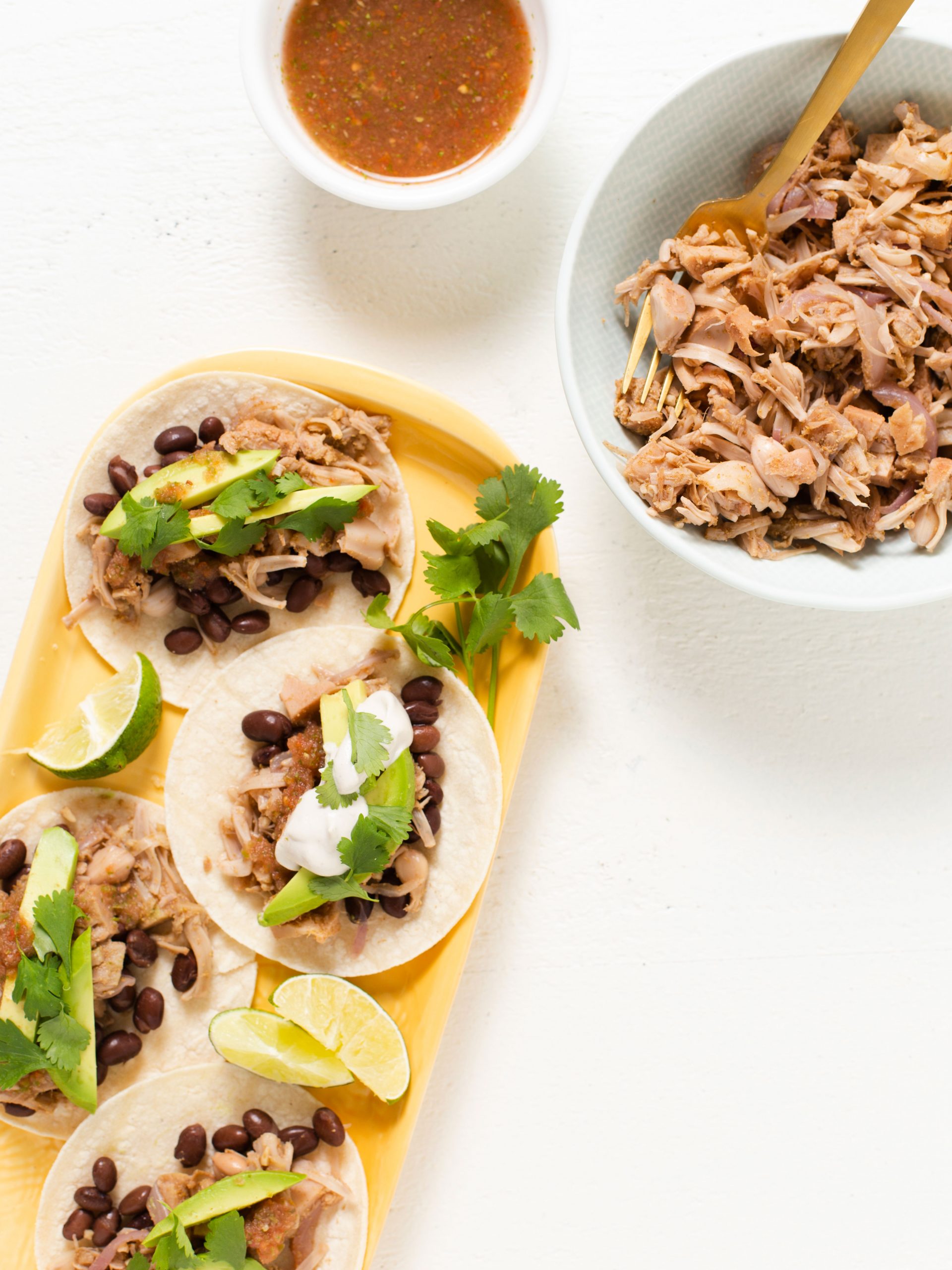 Recipe photo for Jackfruit Carnitas Tacos